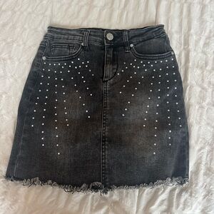 Joe's Jeans Black Studded Mini Skirt